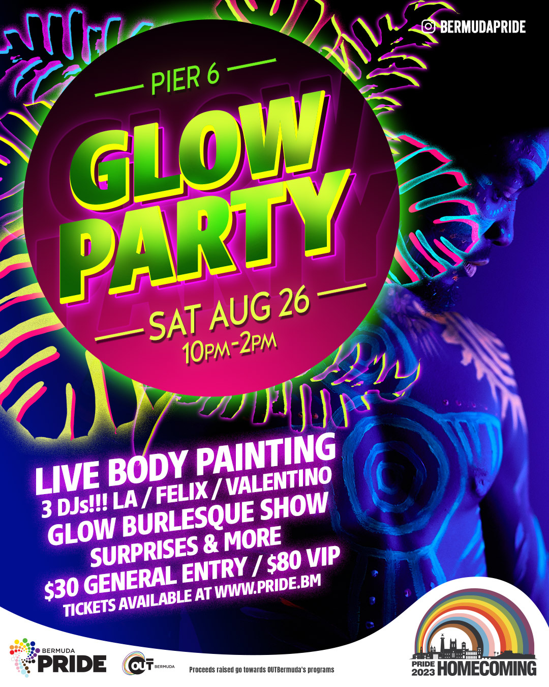 Website Glow Party